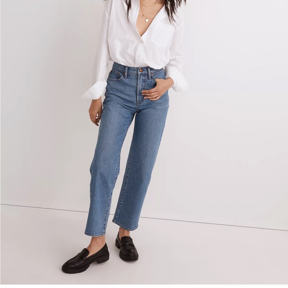 Madewell Perfect Vintage Wide-Leg Crop Jean